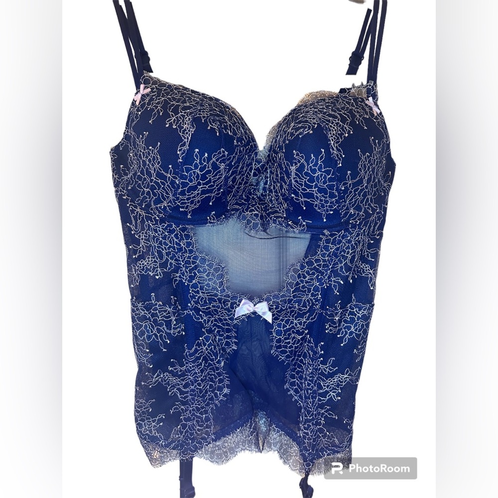 Blue Victoria Secret Corset